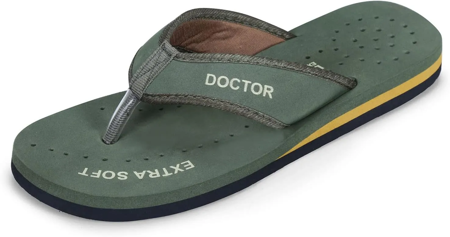 Doctor Slippers for Women Orthopedic Diabetic Pregnancy Non Slip Lightweight Comfortable Flat Casual Stylish Dr Chappals and House Flip flops For Ladies and Girl’s D-22