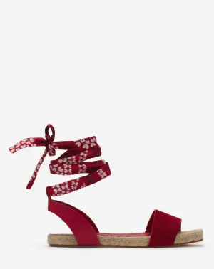 DOMRA FLAT SUEDE SANDALS