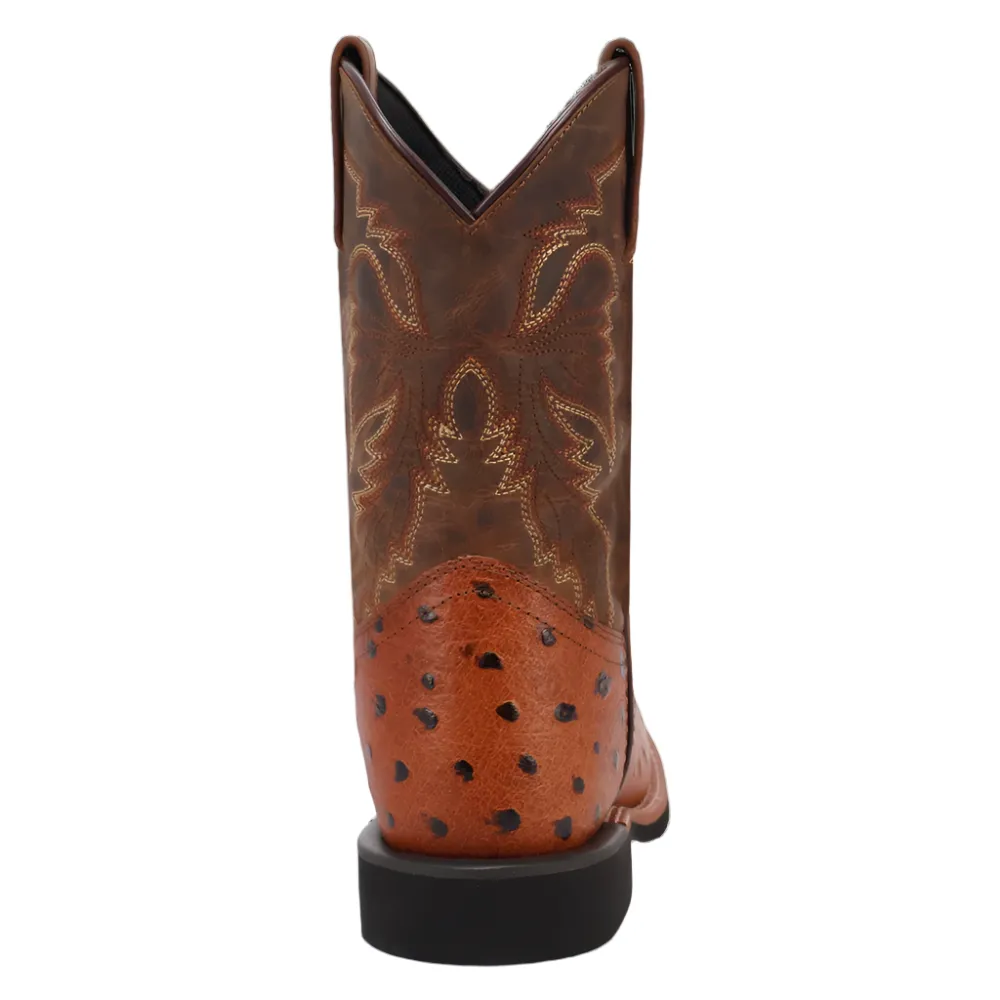 DPC5008 Dan Post Jet Leather Youth Cowboy Boot - Tan Cognac