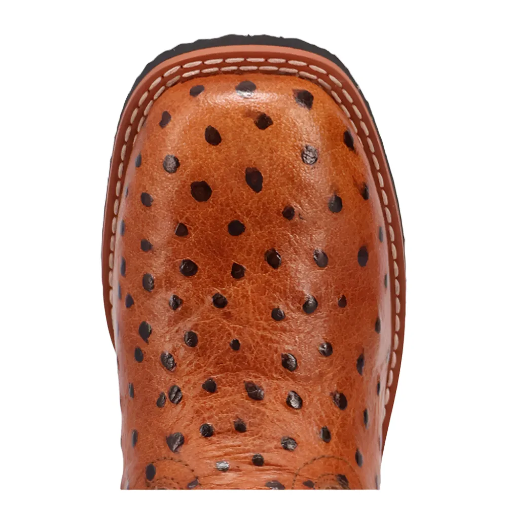DPC5008 Dan Post Jet Leather Youth Cowboy Boot - Tan Cognac