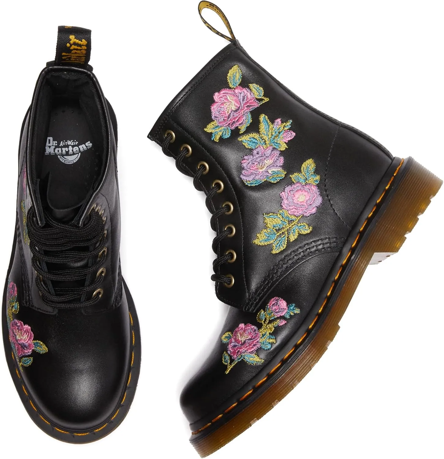 Dr. Martens Women's 1460 Vonda Ii Embroidered 8 Eye Boot Fashion
