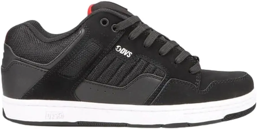 DVS Men's Sneaker Skate Shoe, Black, 15.5 AU
