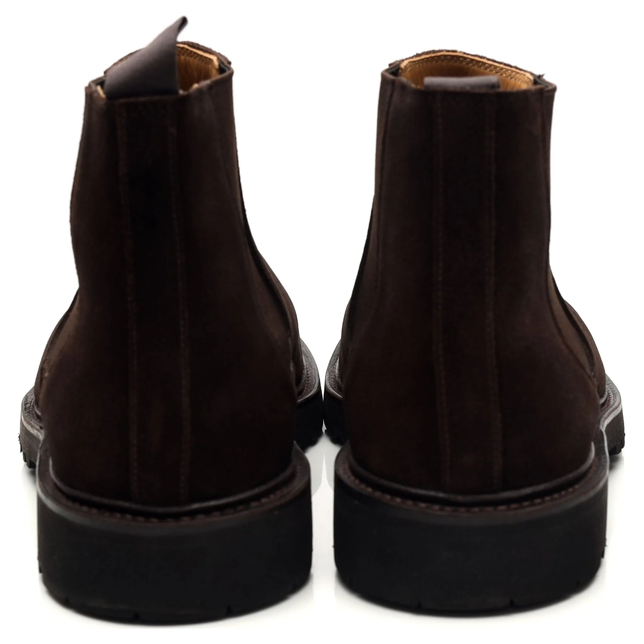 'Elgin' Dark Brown Suede Chelsea Boots UK 9.5 E