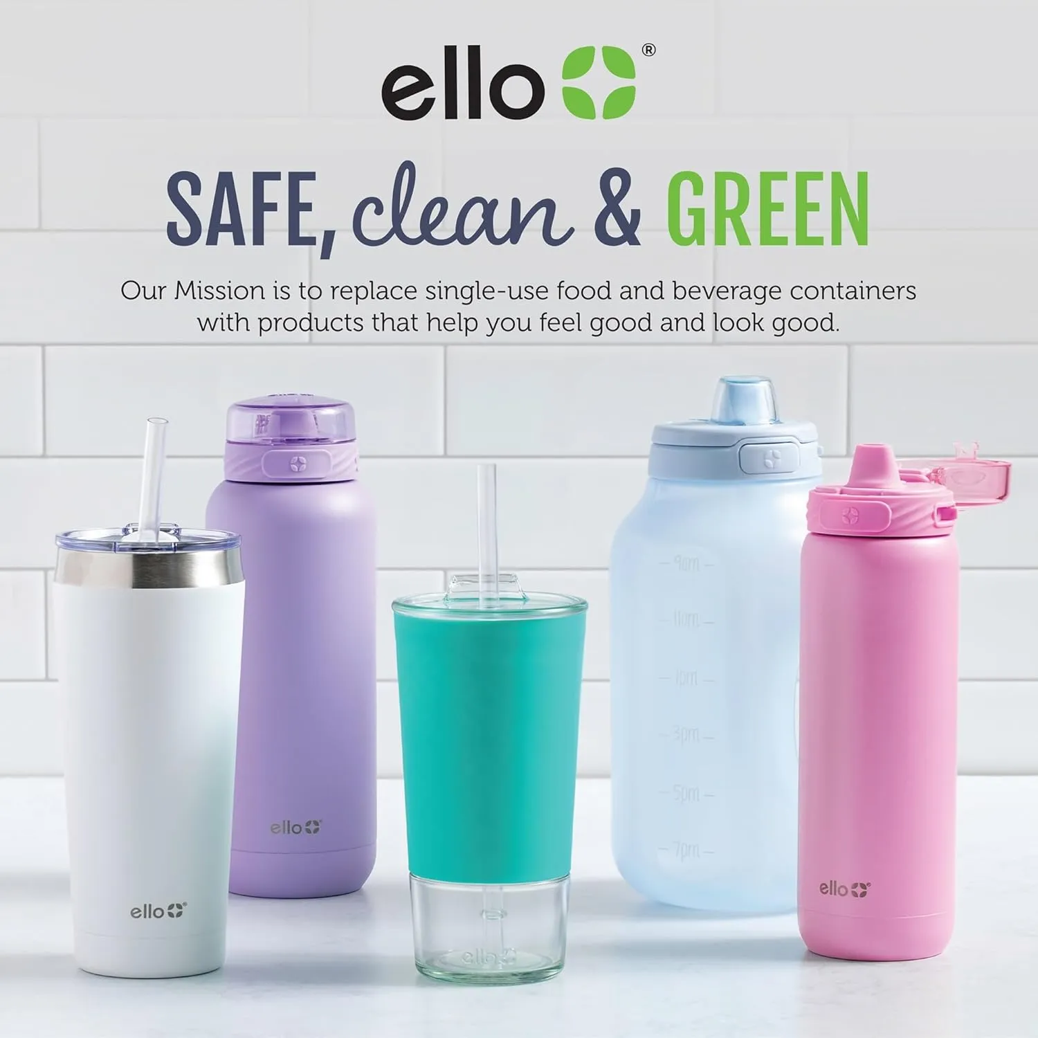 Ello Cooper 18oz Kids Stainless Steel Water Bottle with 2 Lids Chug and Straw | Leak Proof Double Walled and Vacuum Insulated | Fits Car Cupholder | Built in Carry Loop | Dishwasher Safe | Black