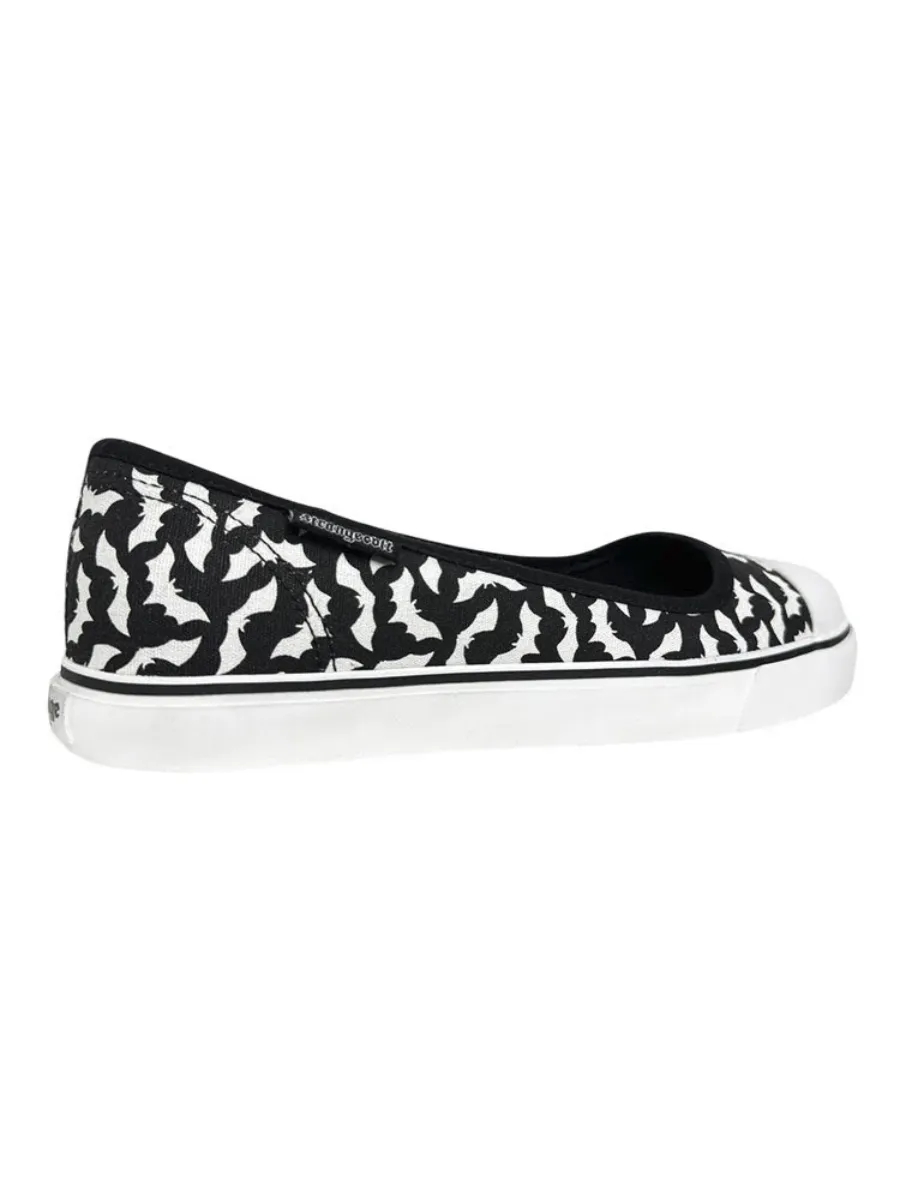 Emily Bat Sneaker Flat (White) STRANGE CVLT