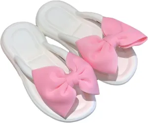 Fairy Bow Flip Flop Summer Beach Sandal Slippers for Womens Girls Women's Flip Flop Sandal Aesthetics Slippers