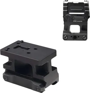 Fast AEMS Red Dot Scopes Riser Mount 2.26" Optics Centerline Height，Tactical Holosu Red Dot Sights Metal QD Mount Base Adapter for FTC Magnifier Mount，Fits for Standard 20mm Picatinny Rail Mounting