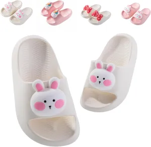 Fiedaz Kids Slides for Girls Boys Toddler Cloud Slides Animal Quick Drying Beach Slides Toddler Pool Shower Flip Flops Slippers