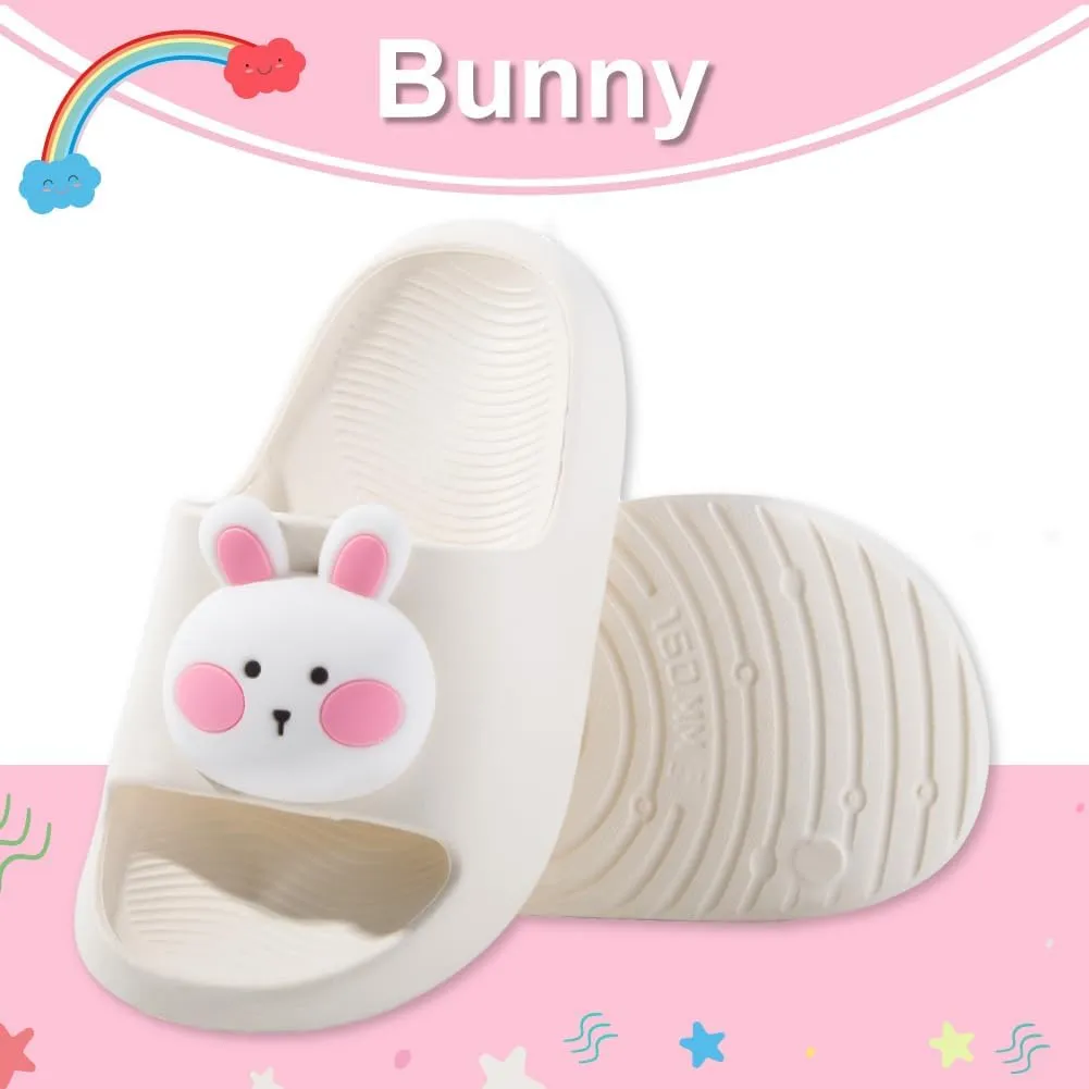 Fiedaz Kids Slides for Girls Boys Toddler Cloud Slides Animal Quick Drying Beach Slides Toddler Pool Shower Flip Flops Slippers