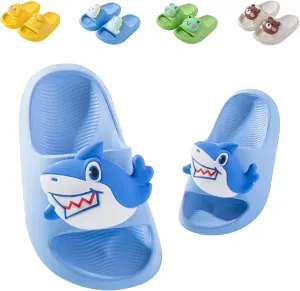 Fiedaz Kids Slides for Girls Boys Toddler Cloud Slides Animal Quick Drying Beach Slides Toddler Pool Shower Flip Flops Slippers