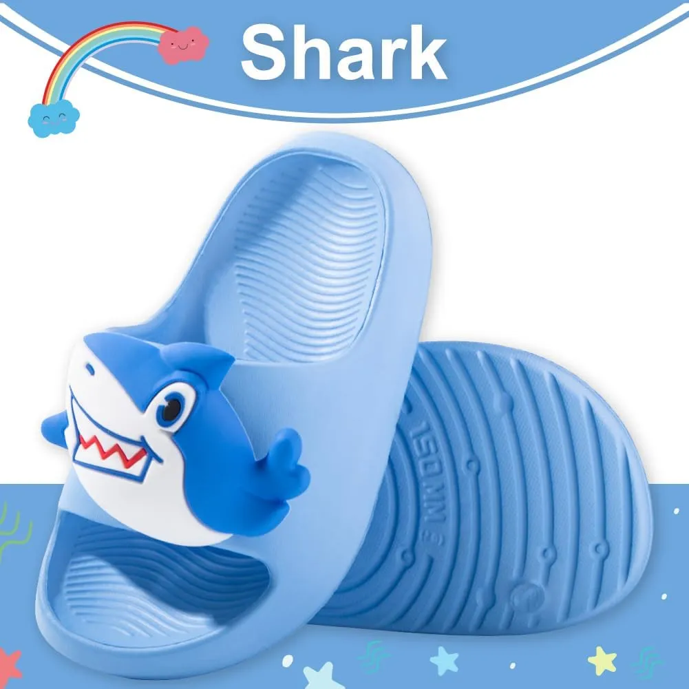Fiedaz Kids Slides for Girls Boys Toddler Cloud Slides Animal Quick Drying Beach Slides Toddler Pool Shower Flip Flops Slippers