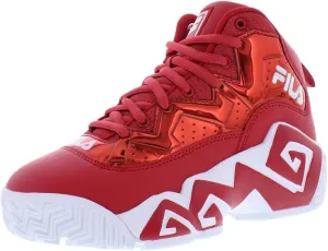 Fila MB-Night Walk GS Sneaker Boys' Youth Basketball 5.5 M US Big Kid Red-White