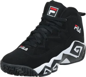 Fila mens Mb Fashion Sneaker, Black/White/Fila Red, 11.5 US