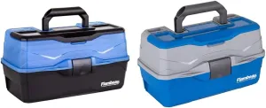 Flambeau Outdoors 6383FB 3-Tray and 6382TB 2-Tray Classic Tray Tackle Boxes, Portable Fishing Tackle Organizers