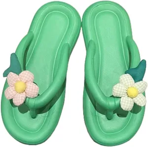 Flip Flops for Women Thick Sole Indoor and Outdoor Slippers Non-Slip Quick Drying Slippers Comfy Sandals Gifts for Bath