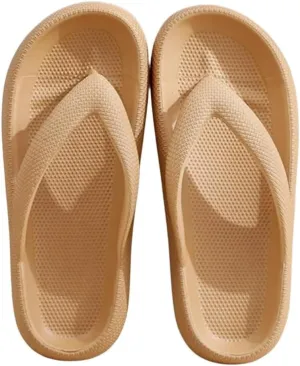 Flip Flops for Women,Soft Non Slip Thick Cloudies Slides Slippers,Unisex Comfy Lightweight Beach Flip Flops