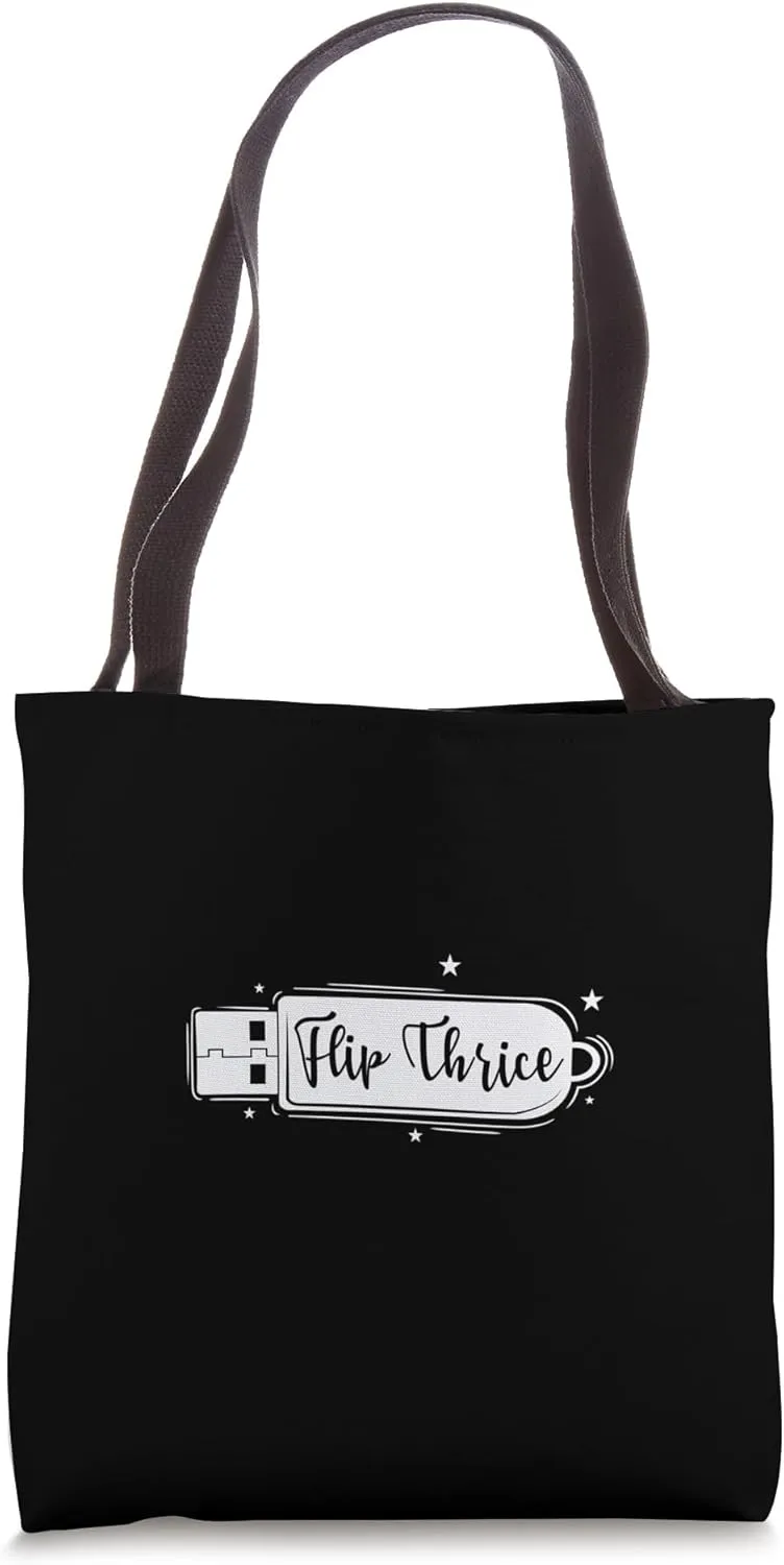 Flip Thrice USB Stick Retro Storage Module Tote Bag