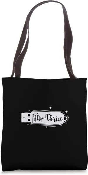 Flip Thrice USB Stick Retro Storage Module Tote Bag