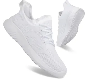 Flysocks Women's Casual Sneaker, 01-White, 8