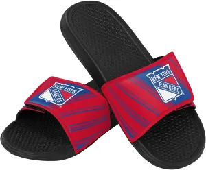 FOCO Men's NHL Team Logo Sport Shower Legacy Slide Flip Flop Sandals