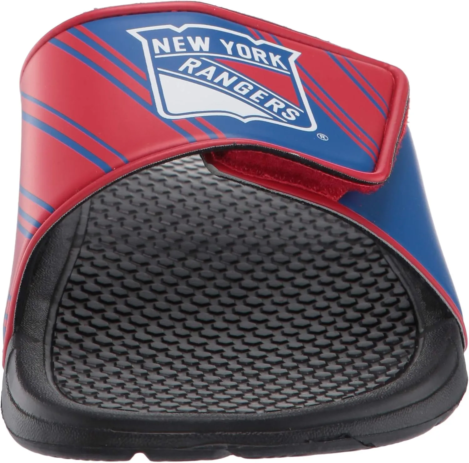 FOCO Men's NHL Team Logo Sport Shower Legacy Slide Flip Flop Sandals