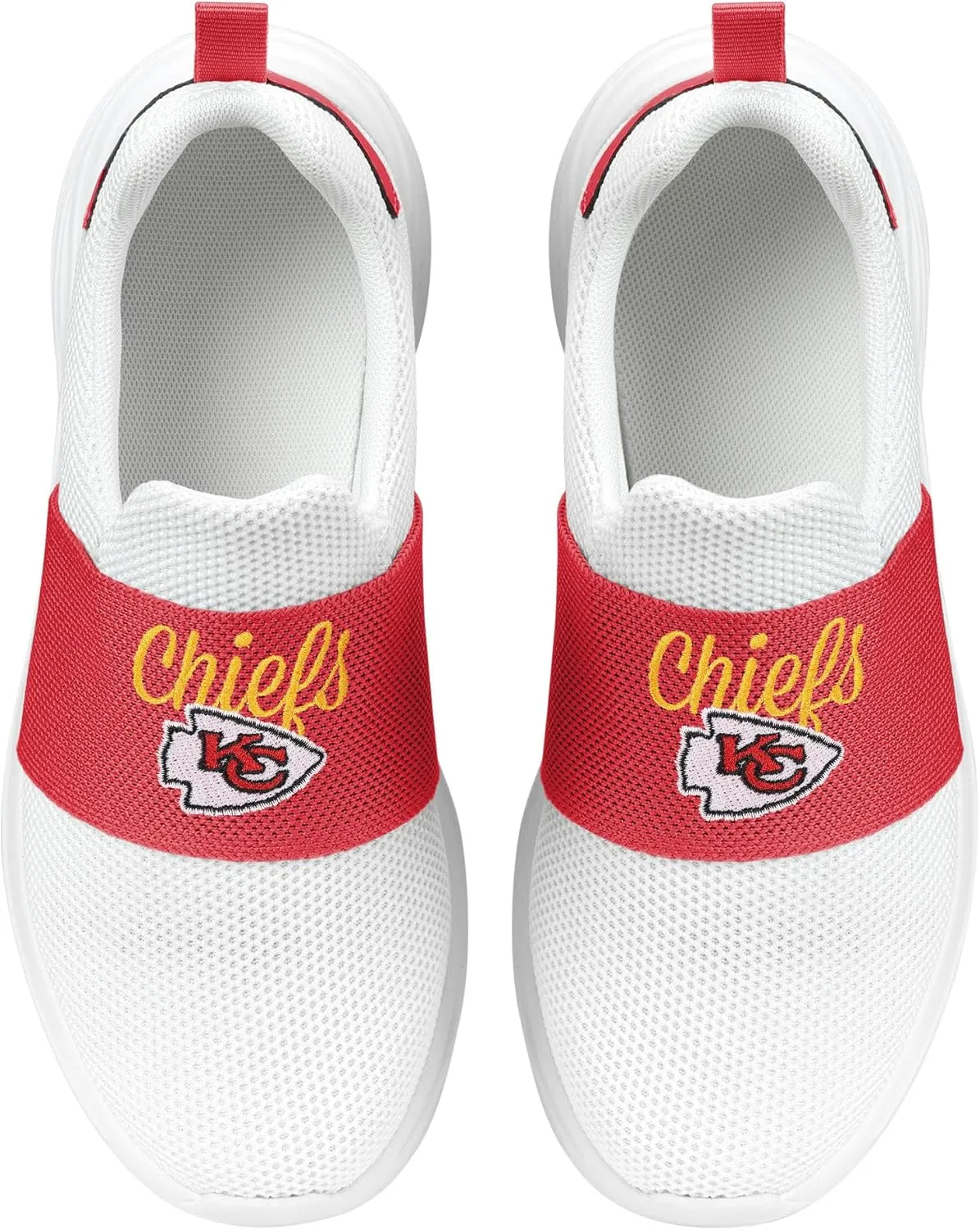 FOCO Women's NFL Ladies Athletic Sport Team Script Wordmark Shoes Sneakers