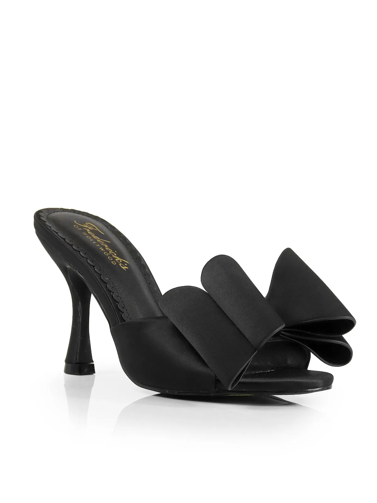 FOH-NANA Black- Open Toe Mule