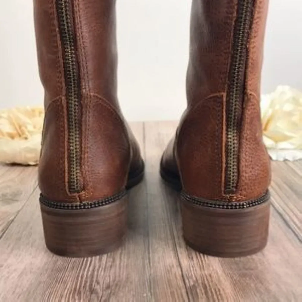Franco Sarto Brown Leather Boots 9M