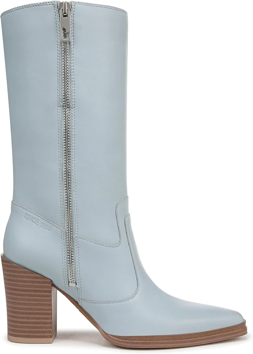 Franco Sarto Womens Jaxon Mid Calf Heeled Boot