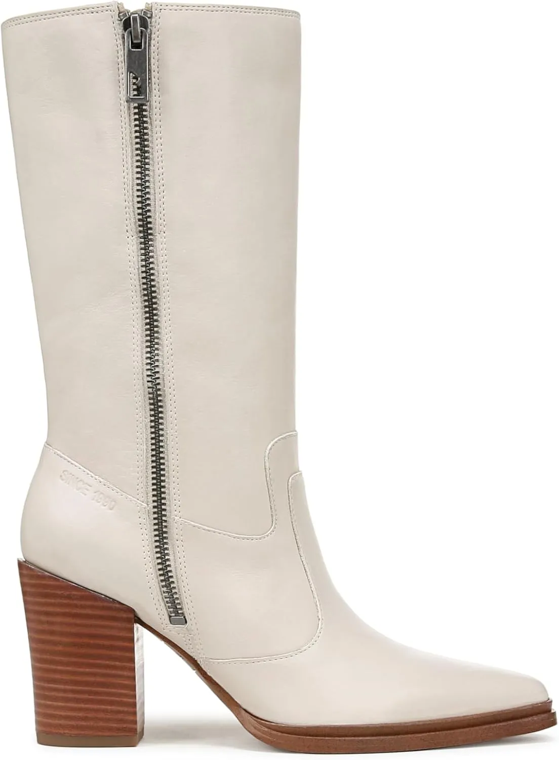 Franco Sarto Womens Jaxon Mid Calf Heeled Boot