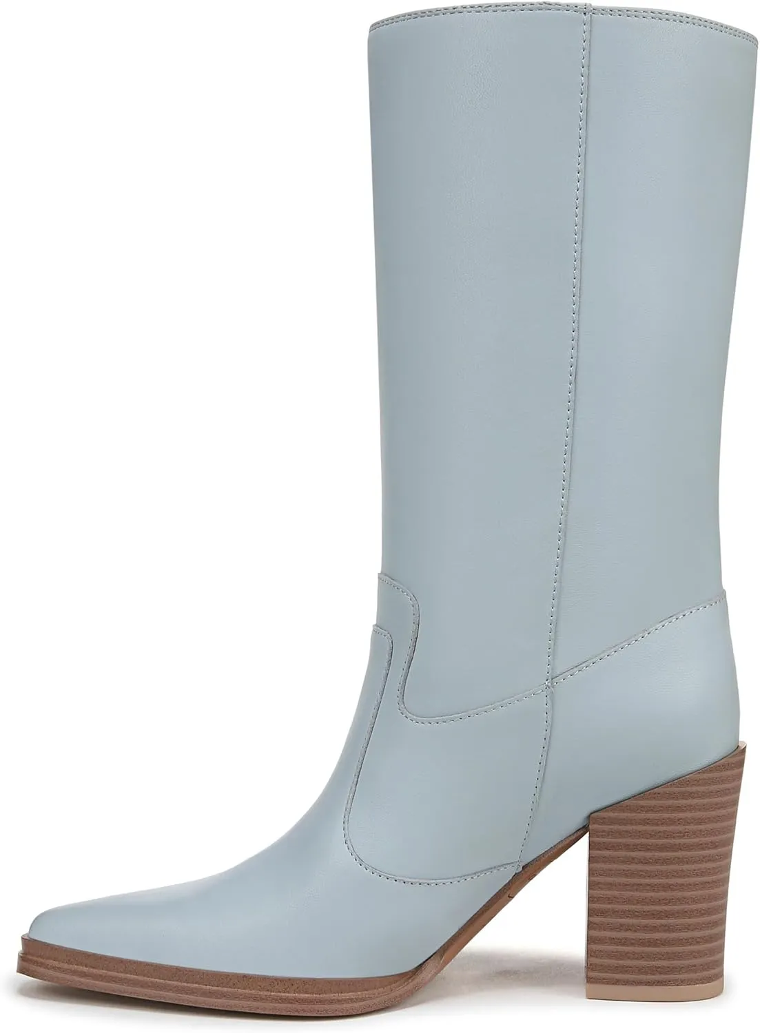 Franco Sarto Womens Jaxon Mid Calf Heeled Boot