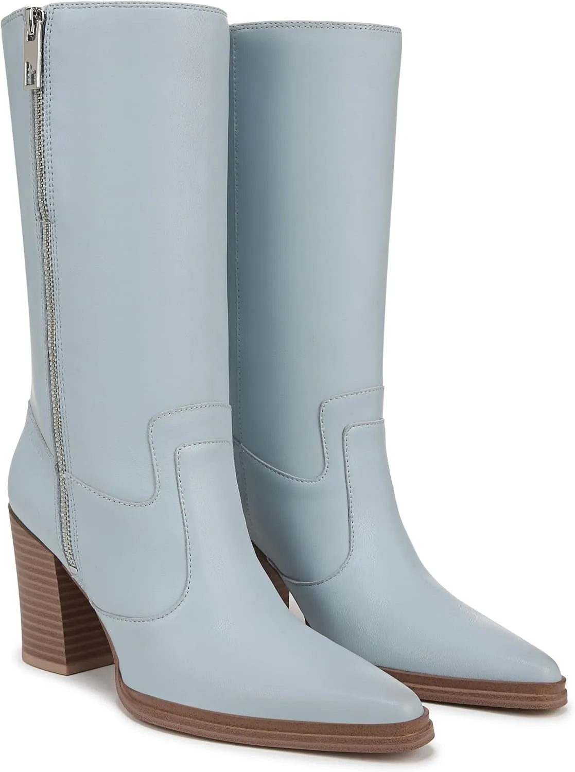 Franco Sarto Womens Jaxon Mid Calf Heeled Boot