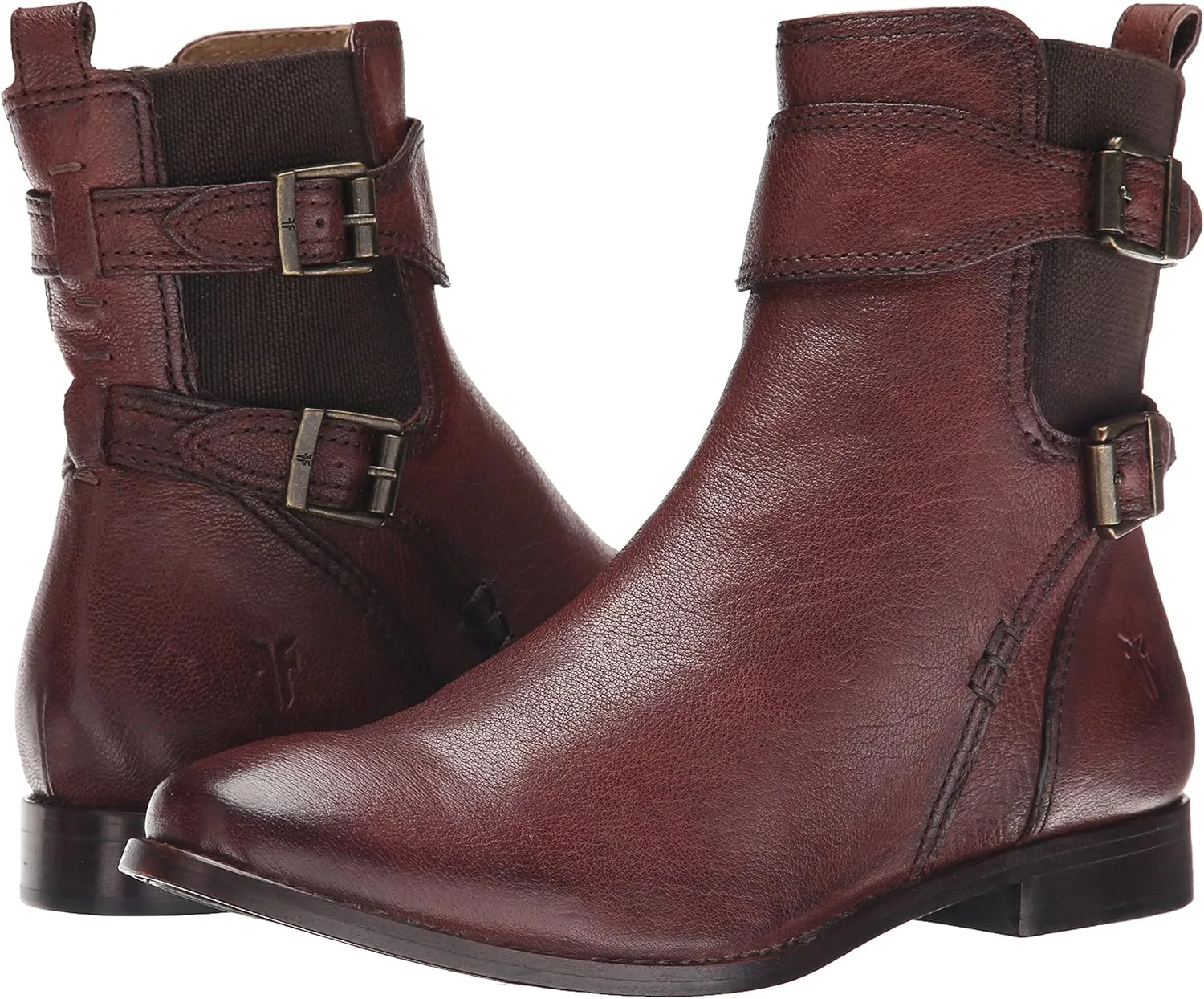 FRYE Women's Anna Gore Short Buffalo Leather Boot