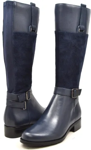 Gabi 13" Slim Calf Women's Leather Boot 13"-14" calf Size