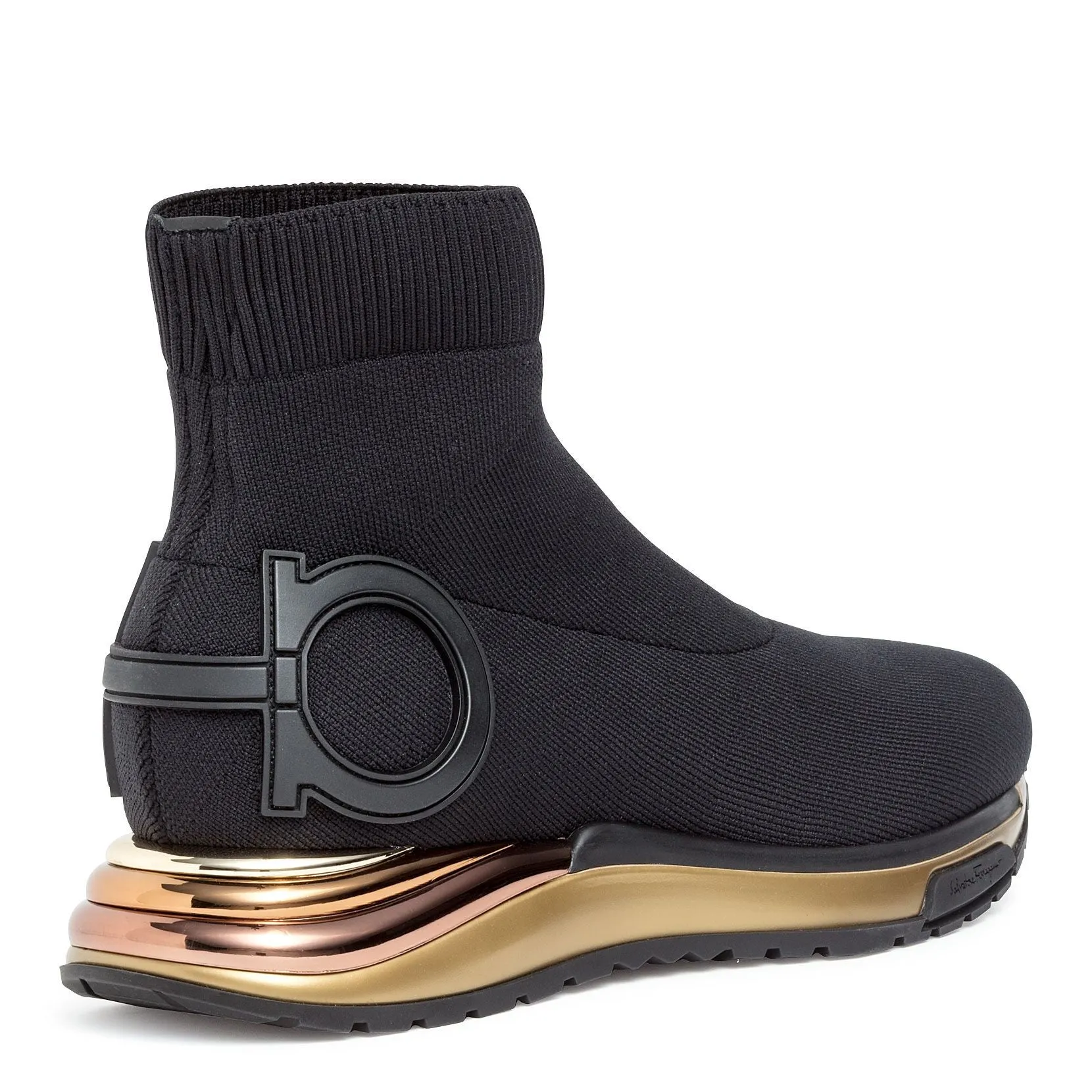 Gancini black sneakers