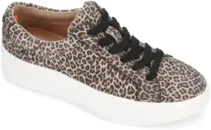 Gentle Souls by Kenneth Cole Women's Rosette Platform Sneaker, Fossil, 9.5 M US