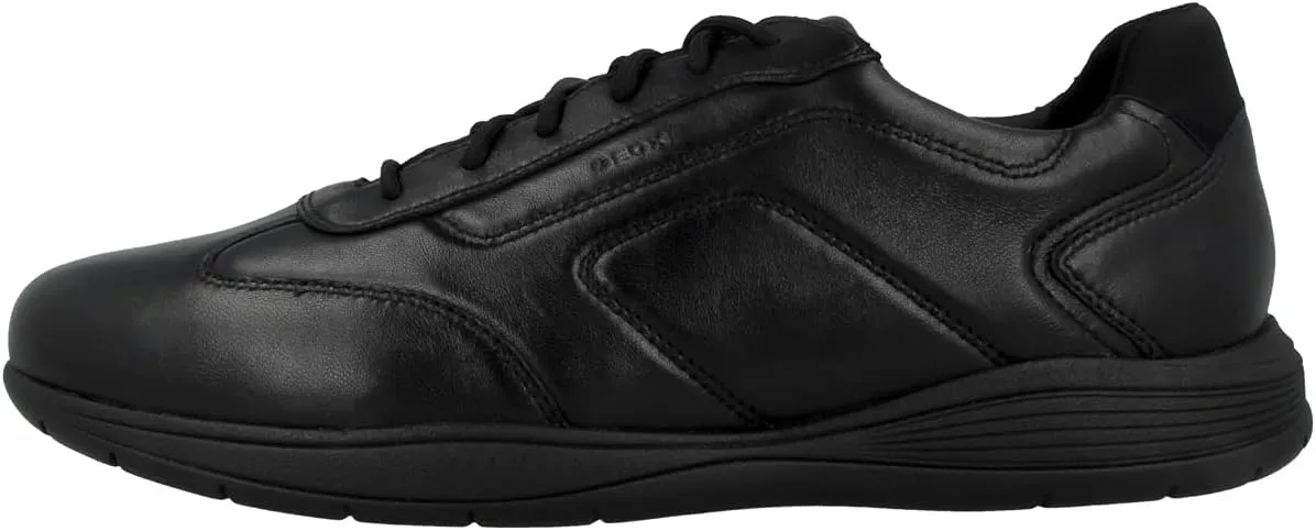 Geox Men's Sneaker Shoes, Black, 12.5 AU