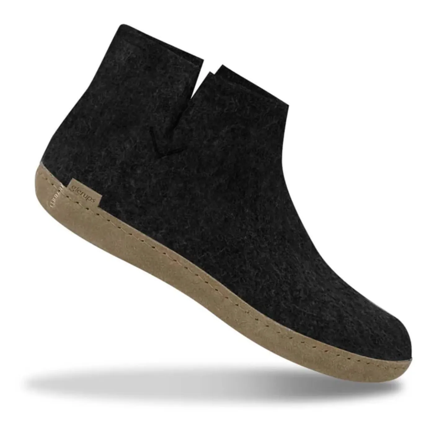 Glerups The Boot Charcoal - Leather Sole