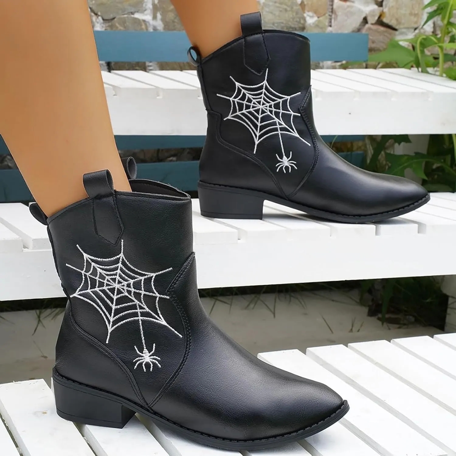 High Heel Ankle Boots for Women Black Boots Women Womens Lace Up Boots Women's Winter Boot Womens Leather Ankle Boots Low Heel Ankle Booties Wedge Heel