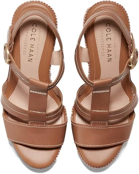 Honey Ankle Cloudfeel Haan Day Heeled Sandals Christmas sale Cole Leather Wedge All Hassle-free returns Strap