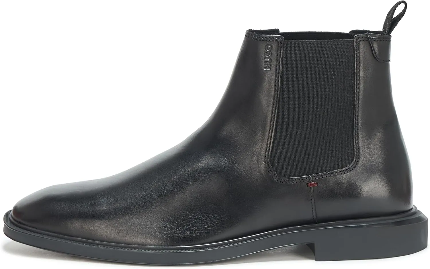 HUGO Men's Brushed Leather Chelsea Boot Chukka