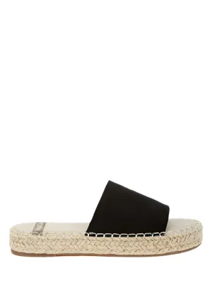 HUNTRA Real Soft Leather Espadrille Flatforms