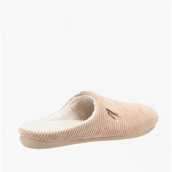 Hush Puppies RAELYN Womens Corduroy Mule Slippers Tan