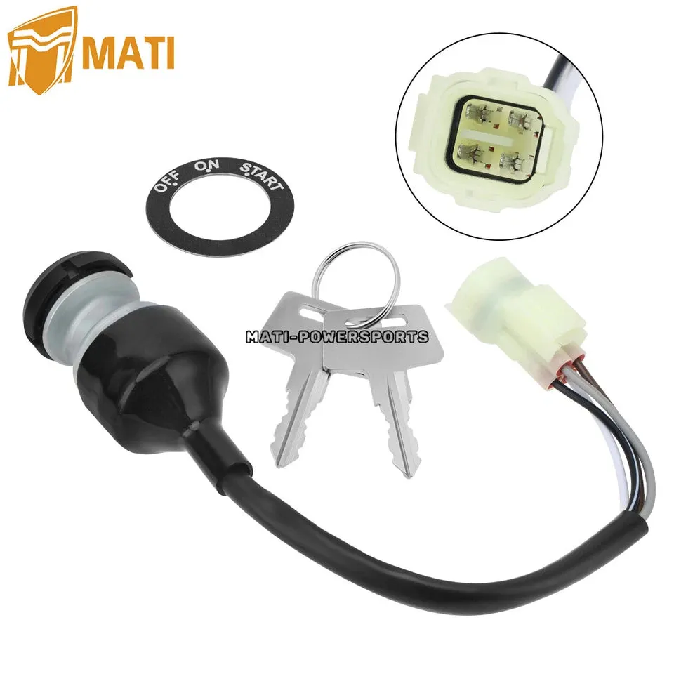 Ignition Key Switch for Kawasaki Mule KAF700 2019-2024 PRO-MX EPS/EPS Camo/EPS LE 27005-Y006