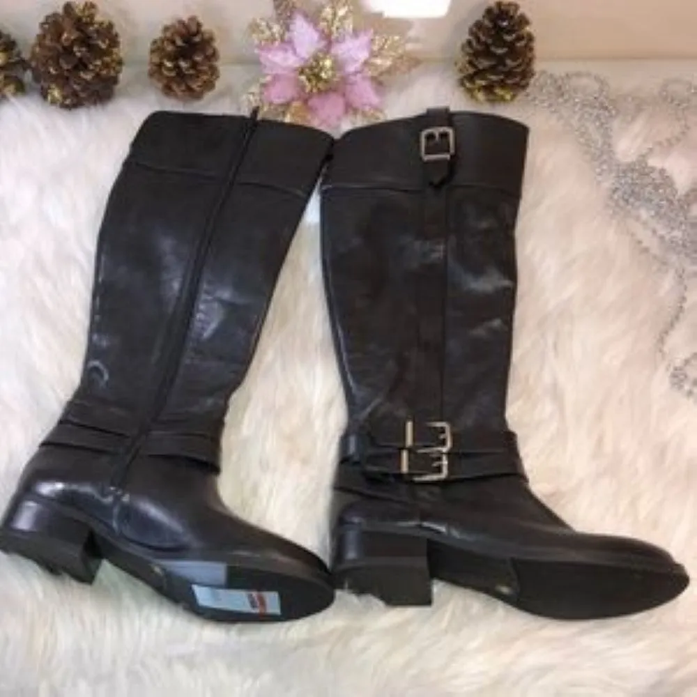 INC Frankii Riding Leather Boots  5