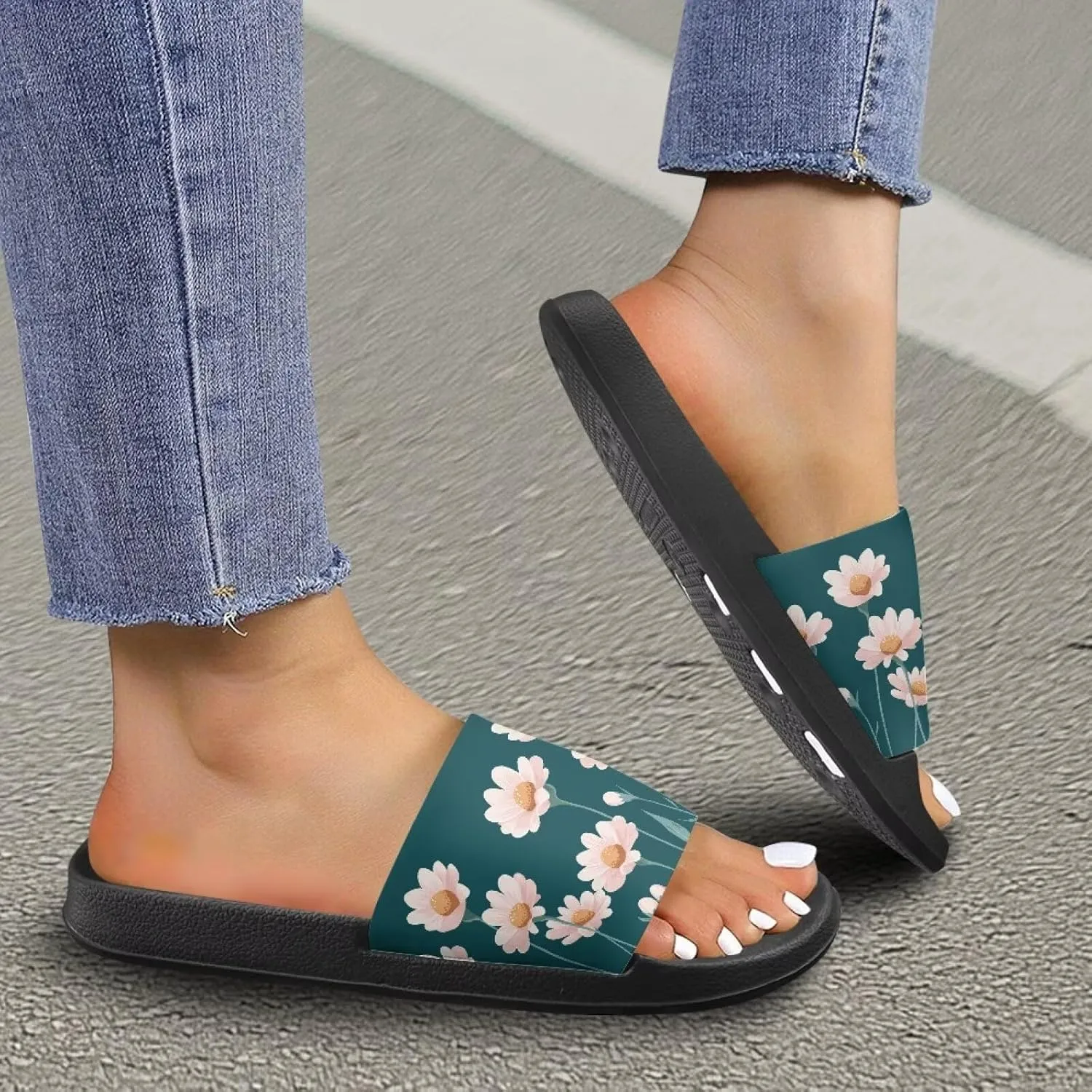 Increase Platform Flip Flops - Anti-Slip Outdoor Sandals for Beach, Pool, and Travel