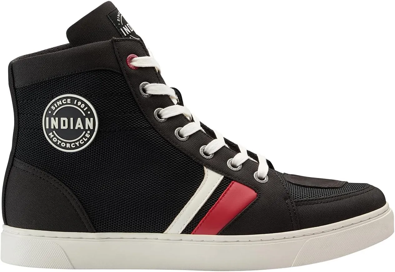 Indian Motorcycle Men's Milestone Mesh Sneaker, Black