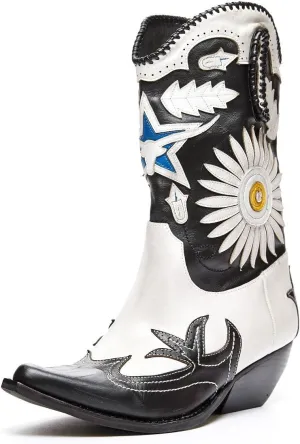 Jeffrey Campbell Women's Cambell Starwood Tall Western Boot Snip Toe