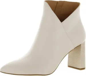 Jessica Simpson Womens Abrina Leather Block Heel Shooties