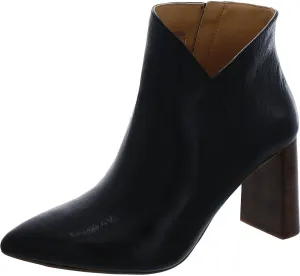 Jessica Simpson Womens Abrina Leather Block Heel Shooties